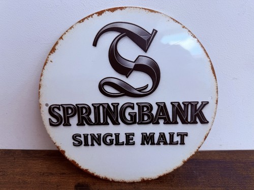 Blechschild springbank whisky - blechschild,