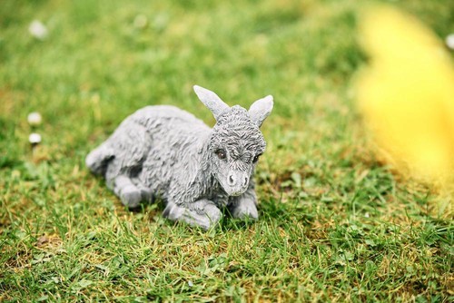 Frostfeste steinfigur esel - frostfeste,