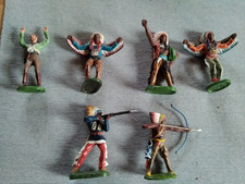 6 originale Elastolin Figuren