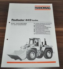 1985 hanomag radlader 44d - 1985,
