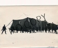 Foto WK1 Jasta 17 Feldflugplatz Zelt Hangar Wartung Mechaniker    X9