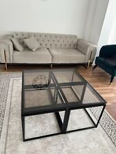 Couchtisch Glas Schwarz