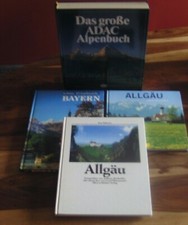 4 Bücher: Allgäu + Schöne Urlaubsziele: Bayern + Das große ADAC Alpenbuch + Eine