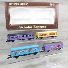 FLEISCHMANN 5804 - H0 - DB - 4 Güterwaggons -  Schoko-Express - OVP - #M2838