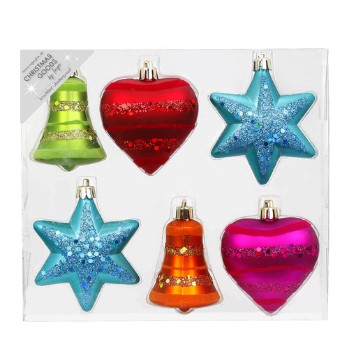 Weihnachtskugeln 9cm - 6,