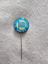 Anstecknadel blau weiß - weiß, 90