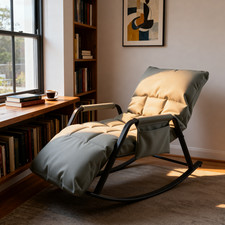 Schaukelstuhl, mit Armlehnen