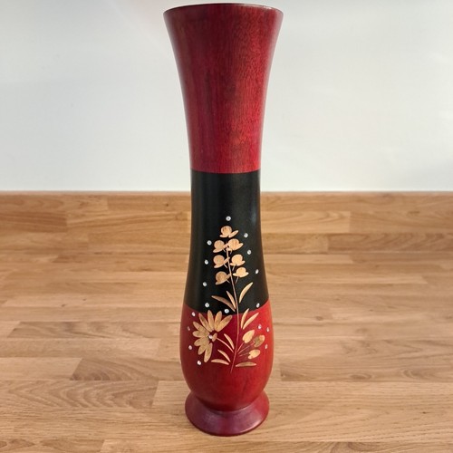 Handgeschnitzte vase - handgeschnitzte,