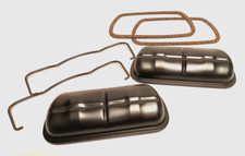 2x Ventildeckel mit Klammern +