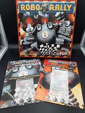 Robo Rally Spiel 9340 + Erweiterung Crash & Burn von AMIGO 90er deutsch