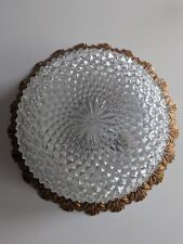 Plafoniere Kristallglas Messing Bronze vergoldet