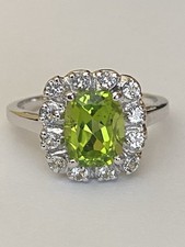 Ring Sterlingsilber Peridot