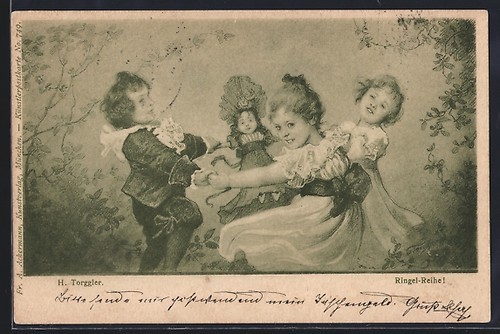 Künstler hermann torggler - künstler-ak,