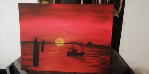 Von hand gemalt - von,