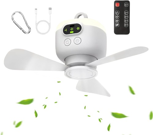8000mah camping ventilator mit - 8000mah,