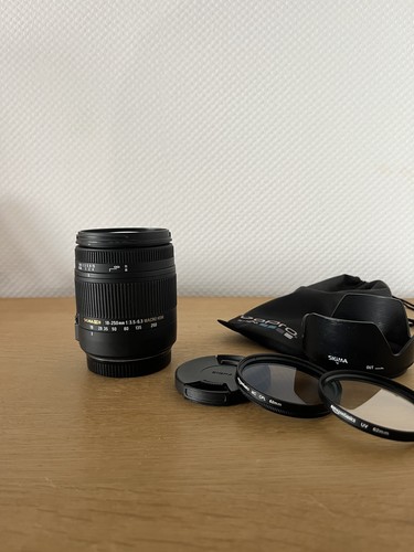 Sigma 250mm 5 - 18–250mm, f/3.5–6.3