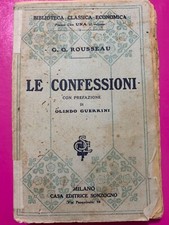 "LE CONFESSIONI" G.ROUSSEAU