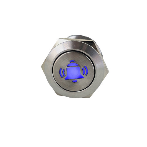 Klingeltaster taster led blau - klingeltaster,