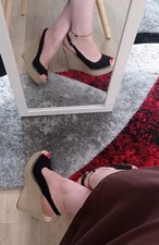 Keilabsatz Sandalen/Peep Toes