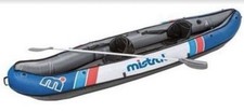 Mistral Kajak Nylon Komplettset 2 Pers 2 Doppelpaddel Paddelboot aufblasbar
