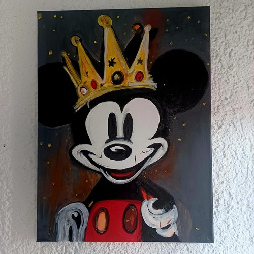 Micky maus bild - maus, wandbild