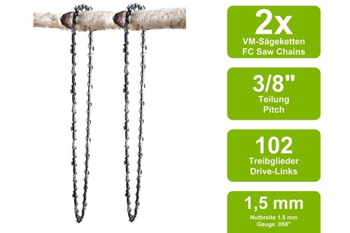Sägeketten passend für - 2,
