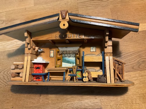 Skihütte erzgebirge miniatur - skihütte,
