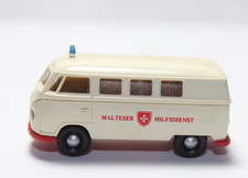 BB388, Alter Brekina Volkswagen T1 Bus Krankenwagen Malteser Hilfsdienst TOP H0