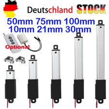 12V 32N 64N 188N Micro Linear Actuator Mini Elektromotor 30mm 50mm 75mm 100mm
