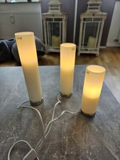 designer tischlampe von Herstal Set 3 Stück 80 er Jahre