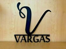 Personalisierter großer Buchstabe Metall Namensschild Wohndeko Deko Wandkunst...