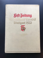 Fest-Zeitung 15. Deutsches Turnfest Stuttgart 1933, Nr.1 bis 15, Reklame, Sport