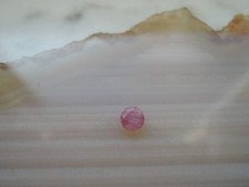 Echter Rubin  rund facettiert