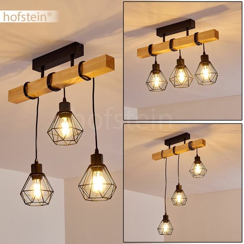 Decken lampen holz schwarz - decken,
