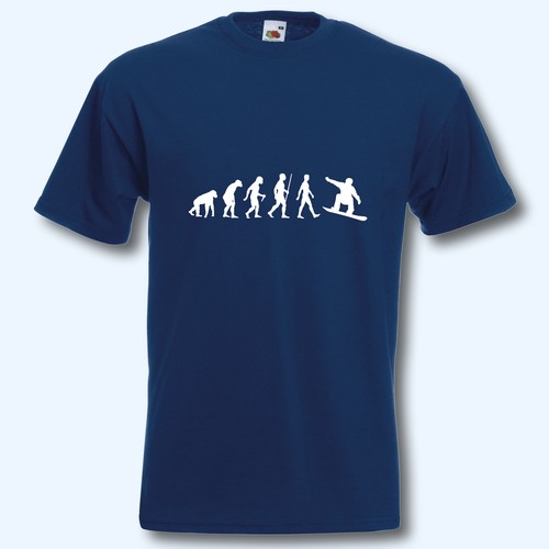 Shirt evolution snowboard - t-shirt,