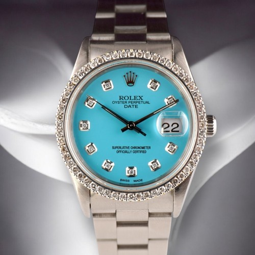 Rolex date damen 34mm prong - damen,