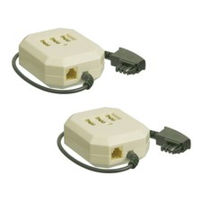 2x TAE-F NFF Telefon Verteiler
