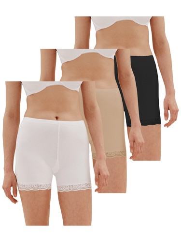 3er pack damen radlerhose - 3er,