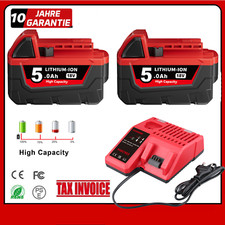 5.0AH Für Milwaukee M18
