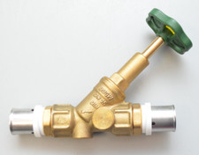 JS Freistromventil Schrägsitzventil DVGW DN15 1/2 Zoll