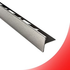 T-Profil Stufenprofil Treppenprofil Edelstahl V2A L250cm 10mm Profil gebürstet