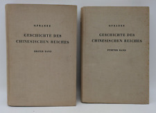 Geschichte des chinesischen Reiches, O. Franke, Walter de Gruyter & Co., 1930