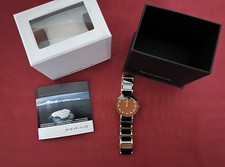 Bering Damenuhr Schwarz/Gold