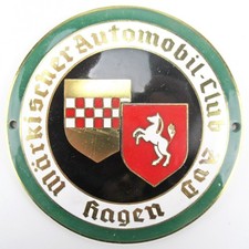 W. A. Jäger Metall Plakette