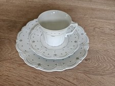 Alt Tirschenreuth, Baronesse, Kaffee-Gedeck, grün-weiß