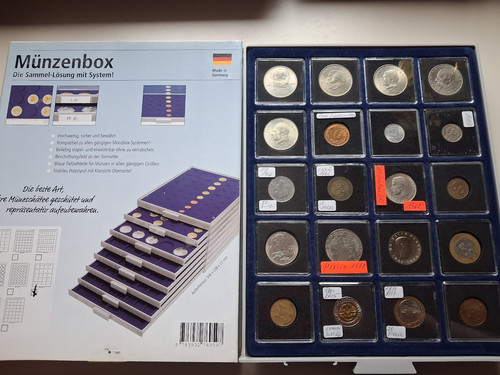Sammelbox mit münzen - mit,