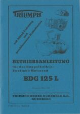 Betriebsanleitung Triumph BDG 125 L, A 5