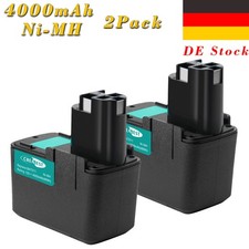 2x 4000mAh 12V Ni-Mh Akku für Bosch BAT011 2607335054 GSR/GBM/GSB/PSR 12VES-2