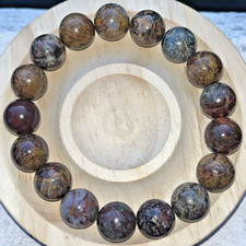 Pietersit Sturmstein Armband Stretcharmband Edelstein Kristall Heilstein 12 mm