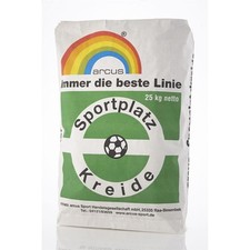 Arcus Sportplatzkreide 25kg Sack deutsche Natur Kreide für Trocken Markierwagen